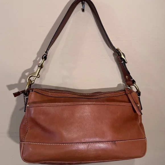 Vintage COACH LEGACY 65th Butterscotch Double turn lock - Picture 4 of 11